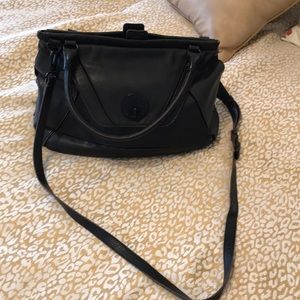 Elliott Luca green leather handbag
